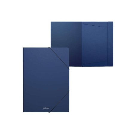 Erichkrause Carpetas Solapas Matt Classic - Tamaño A4 - Color Azul