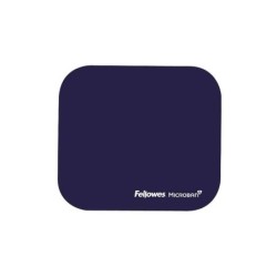 Fellowes Alfombrilla para Raton con Microban - Proteccion Antibacteriana - Base de Goma - 23.2x19.9cm - Color Azul