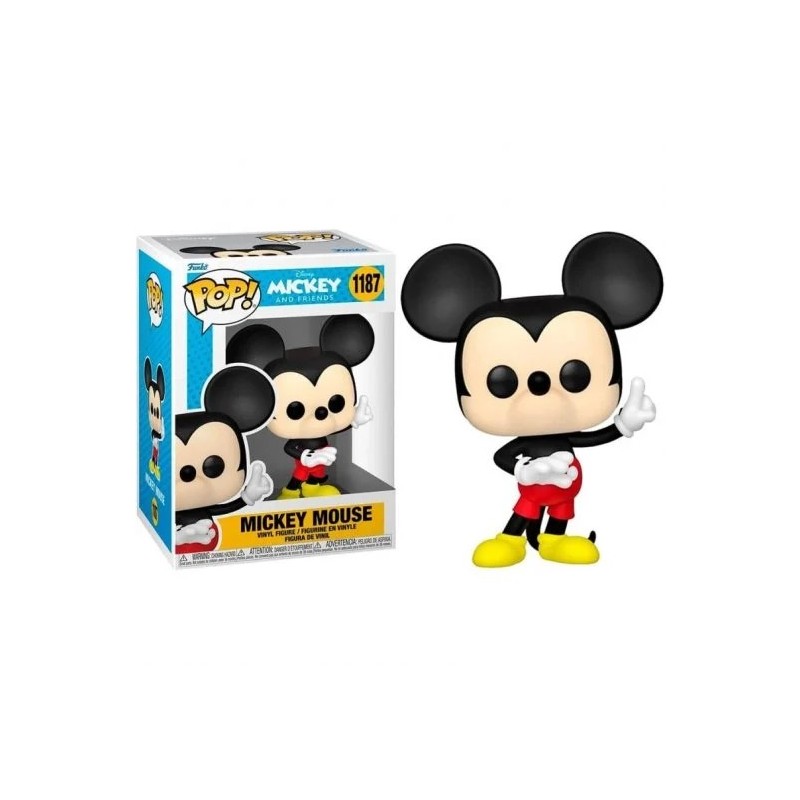 Funko Pop Disney Classics Mickey and Friends Mickey - Figura de Vinilo - Altura 9.5cm aprox.