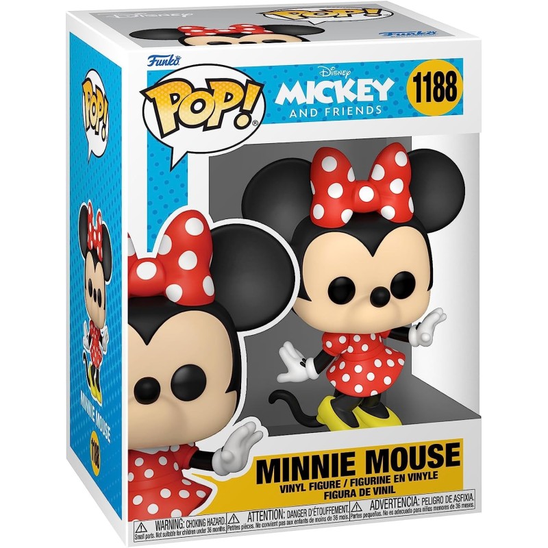 Funko Pop Disney Classics Mickey and Friends Minnie Mouse - Figura de Vinilo - Altura 9.5cm aprox. Funko Pop Disney Classics Mickey and Friends Minnie Mouse - Figura de Vinilo - Altura 9.5cm aprox.