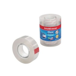 Erichkrause Cinta Adhesiva Clear - 18mmx33m - Transparente