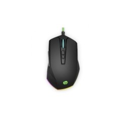 HP 200 Pavilion Raton Gaming USB 3200dpi - 5 Botones Personalizables - Iluminacion LED - Uso Diestro - Color Negro