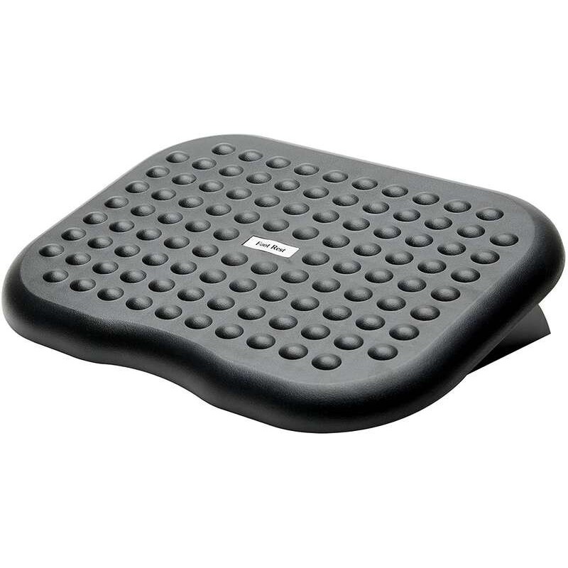 Fellowes Reposapies con Inclinacion Ajustable 0° a 15° - Gran Superficie de 45x33 cm - Textura Efecto Masaje - Color Negro Fellowes Reposapies con Inclinacion Ajustable 0° a 15° - Gran Superficie de 45x33 cm - Textura Efecto Masaje - Color Negro
