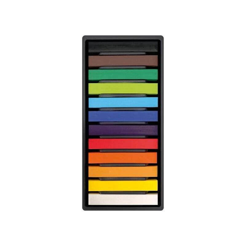 Milan Art Pack de 12 Pasteles Blandos - Colores Intensos y Brillantes - Resistentes a la Luz - Mezclables - Colores Surtidos Milan Art Pack de 12 Pasteles Blandos - Colores Intensos y Brillantes - Resistentes a la Luz - Mezclables - Colores Surtidos