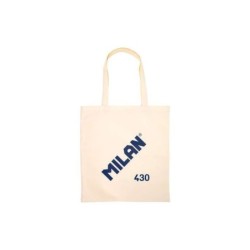 Borsa tote bag in stoffa serie Milano 1918 - Dimensioni 50x38x41 cm - Manico lungo 27 cm - Tessuto 'Ripstop' - Colore Beige