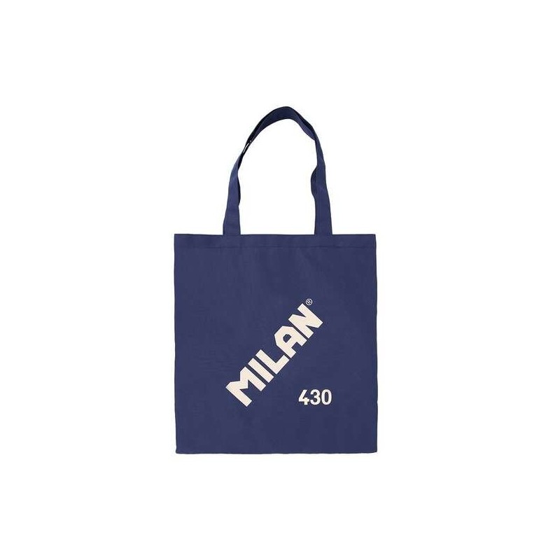 Borsa tote Bag in stoffa serie Milano 1918 - Dimensioni 50x38x41 cm - Manico lungo 27 cm - Tessuto 'Ripstop' - Colore Blu scuro Borsa tote Bag in stoffa serie Milano 1918 - Dimensioni 50x38x41 cm - Manico lungo 27 cm - Tessuto 'Ripstop' - Colore Blu scuro