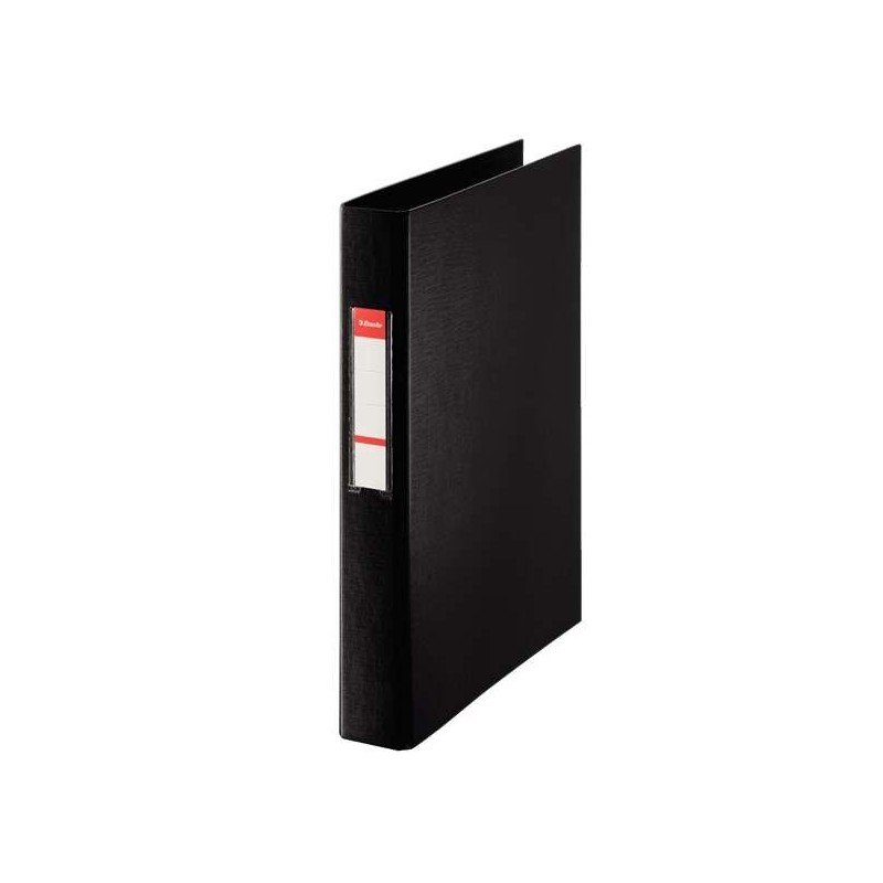 Esselte Carpeta de Anillas - Formato Folio - Capacidad para 190 Hojas - 2 Anillas de 25mm - Color Negro Esselte Carpeta de Anillas - Formato Folio - Capacidad para 190 Hojas - 2 Anillas de 25mm - Color Negro