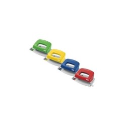 Petrus 50 Taladro Perforador Portatil - Hasta 10 Hojas - Marcas de Formato - Punzones 5.5mm - Colores Surtidos