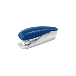Cucitrice Petrus 235 - Fino a 30 fogli - Levapunti integrato - Pinzatura aperta e chiusa - Colore blu