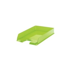 Esselte Europost Bandeja Portadocumentos - Plastico Transparente - Formato Vertical - A4 - Color Verde Transparente