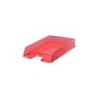 Vassoio portadocumenti Esselte Europost - Plastica trasparente - Formato verticale - A4 - Colore rosso 10pz 10pz