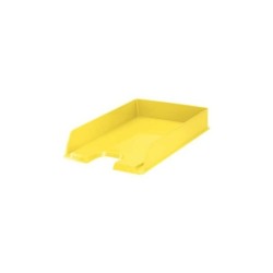 Esselte Europost Vivida Bandeja Portadocumentos -  Formato Vertical - A4 - Espacio para Etiqueta Identificativa - Color Amarillo