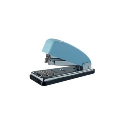 Cucitrice metallica Petrus 226 Retro Edition - Fino a 30 fogli - Chiusa, aperta e con pinzatura a spillo - Colore blu fondente