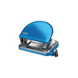Perforatore classico in metallo Petrus 52 - Fino a 20 fogli - Segni di formato - Svuotamento facile - Perforatori da 5,5 mm - Co