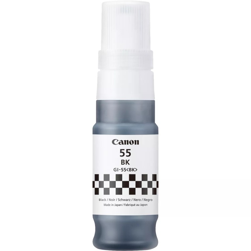 Bottiglia d'inchiostro originale nera Canon GI55 - GI55BK/6292C001