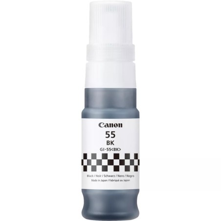 Bottiglia d'inchiostro originale nera Canon GI55 - GI55BK/6292C001