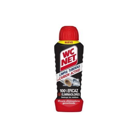 Wc Net Limpia Tuberias con Carbon Activo 700ml - Gel Denso de Accion Inmediata - Perfume Mentolado