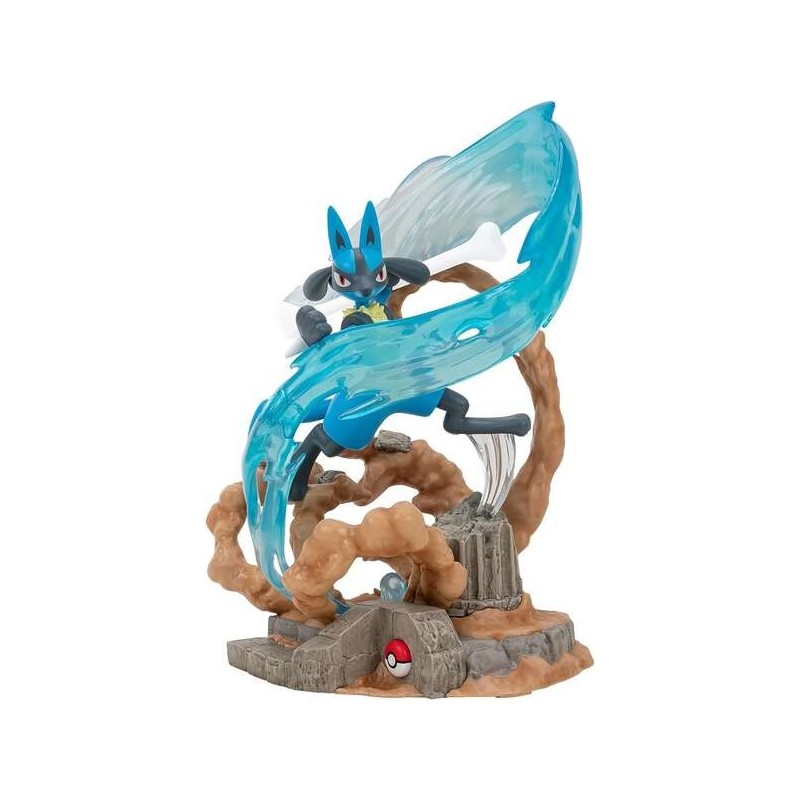 Jazwares Pokemon Lucario - Figura de Coleccion - Efectos de Iluminacion - Altura 33cm aprox. Jazwares Pokemon Lucario - Figura de Coleccion - Efectos de Iluminacion - Altura 33cm aprox.