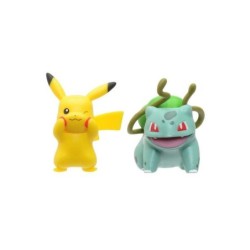 Jazwares Confezione Casuale di 2 Figure Pokemon Battle da 5 cm o 1 Figura da 8 cm - Figura da collezione