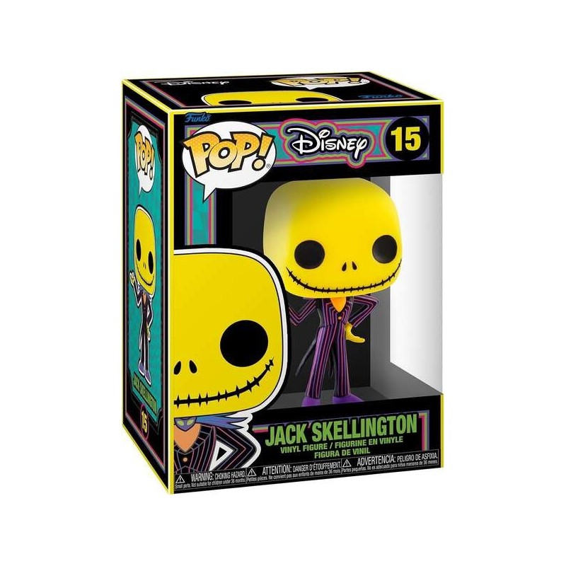 Funko Pop Disney Pesadilla antes de Navidad Jack Blacklight - Figura de Vinilo - Altura 9.5cm aprox. Funko Pop Disney Pesadilla antes de Navidad Jack Blacklight - Figura de Vinilo - Altura 9.5cm aprox.