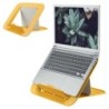 Supporto per laptop regolabile Leitz Ergo Cozy - Design ergonomico - Altezza regolabile - Colore giallo caldo