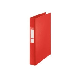 Raccoglitore ad anelli Esselte - Formato Folio - Capacità di 190 fogli - 4 Anelli da 25 mm - Colore rosso 6pz 6pz