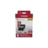 Canon CLI551XL Confezione da 4 cartucce d'inchiostro originali + 50 fogli di carta fotografica - 6443B008/6443B006