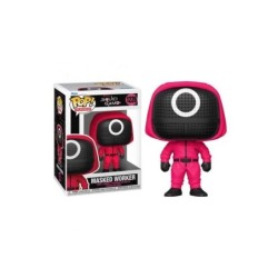 Funko Pop Television The Squid Game Maschera circolare del soldato rosso - Figura in vinile - Altezza 9 cm circa.