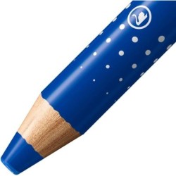 Stabilo MARKdry Pennarello per lavagna - Mina XXL da 10 mm - Legno certificato 100% CFRP - Colore blu 5pz 5pz