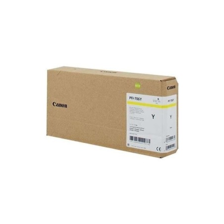 Canon PFI706 Amarillo Cartucho de Tinta Original - 6684B001