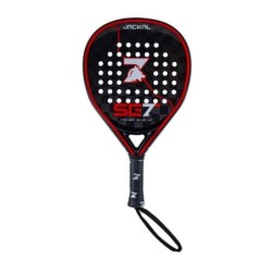 Set di racchette da padel Jackal - Forma a goccia - Telaio 100% carbonio - Faccia 100% carbonio 18K - Nucleo in gomma Eva Soft U