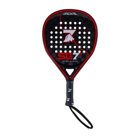 Set Jackal Pala de Padel - Forma Lagrima - Marco 100% Carbono - Cara 100% Carbono 18K - Nucleo Goma Black Eva Soft Ultra
