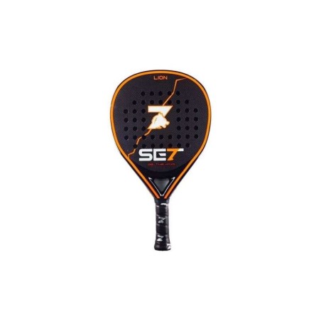 Set di racchette da padel Lion - Forma a goccia - Telaio 100% carbonio - Faccia 100% carbonio 3K - Nucleo in gomma compressa Eva