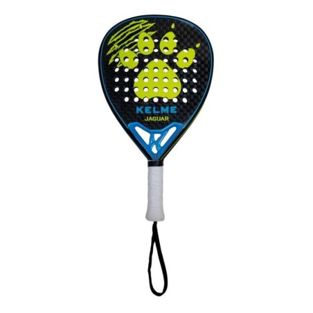 Racchetta da padel Kelme Jaguar - Forma a goccia - Telaio e faccia 100% carbonio - Nucleo Eva Soft Ultra nero