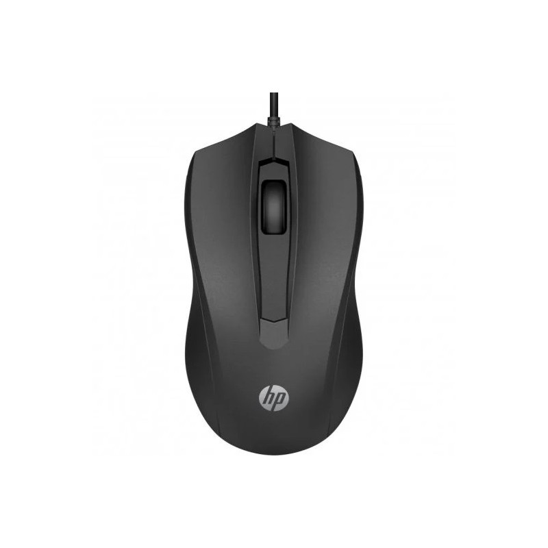 HP Wired 100 Raton USB 1600dpi - 3 Botones - Uso Ambidiestro - Color Negro HP Wired 100 Raton USB 1600dpi - 3 Botones - Uso Ambidiestro - Color Negro