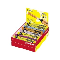 Stabilo Boss 70 Pack de 20 Recargas de 3ml para Marcador Fluorescente - Tinta con Base de Agua - Colores Surtidos