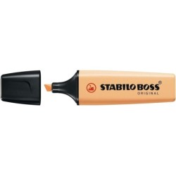 Pennarello fluorescente pastello Stabilo Boss 70 - Linea tra 2 e 5 mm - Ricaricabile - Inchiostro a base acqua - Colore arancion