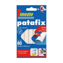 Mastice adesivo bianco Imedio Patafix - Forte, pulito e rimovibile - 80 pezzi 12pz 12pz