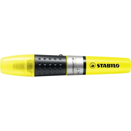Pennarello Fluorescente Stabilo Iluminator - Maggiore Erogazione di Inchiostro - Zona di Presa - Tratto tra 2 e 5mm - Colore Gia