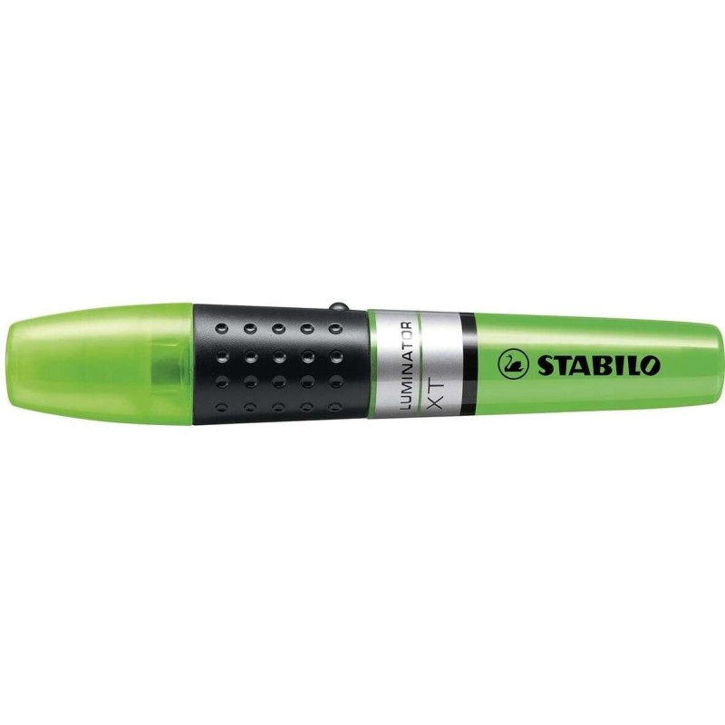 Pennarello Fluorescente Stabilo Iluminator - Maggiore erogazione di inchiostro - Zona di presa - Tratto tra 2 e 5 mm - Colore ve Pennarello Fluorescente Stabilo Iluminator - Maggiore erogazione di inchiostro - Zona di presa - Tratto tra 2 e 5 mm - Colore ve