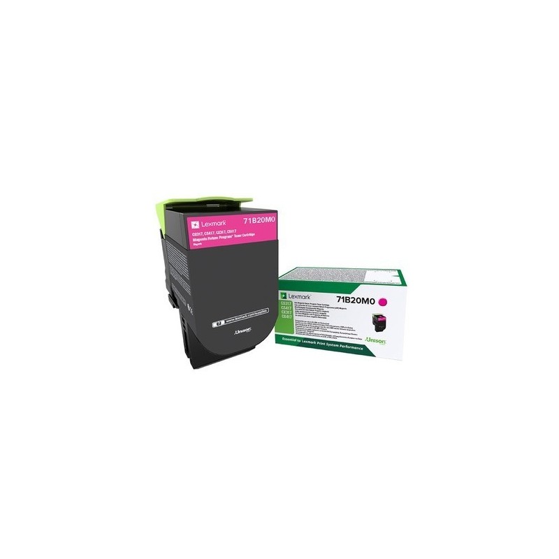 Cartuccia toner magenta originale Lexmark CS317/CS417/CS517/CX317/CX417/CX517 - 71B20M0/71B0030 Cartuccia toner magenta originale Lexmark CS317/CS417/CS517/CX317/CX417/CX517 - 71B20M0/71B0030