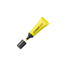 Stabilo Neon 72 Marcador Fluorescente - Trazo entre 2 y 5mm - Tinta con Base de Agua - Cuerpo en Forma de Tubo - Color Amarillo