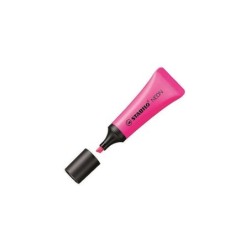 Stabilo Neon 72 Marcador Fluorescente - Trazo entre 2 y 5mm - Tinta con Base de Agua - Cuerpo en Forma de Tubo - Color Rosa