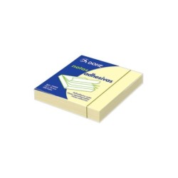 Dohe Bloc de 100 Notas Adhesivas 75x75mm - Color Amarillo