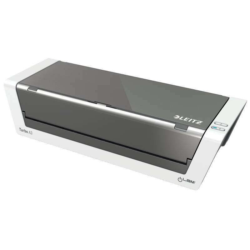 Laminatrice Leitz A3 Ilam Touch 2 Turbo - Sensore intelligente - Alta velocità (1500 mm/min) - Bianco brillante / Antracite Laminatrice Leitz A3 Ilam Touch 2 Turbo - Sensore intelligente - Alta velocità (1500 mm/min) - Bianco brillante / Antracite