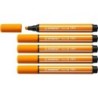 Pennarello Stabilo Pen 68 MAX - Punta in fibra smussata - Tratto tra 1 e 5 mm circa. - Inchiostro a base d'acqua - Colore aranci