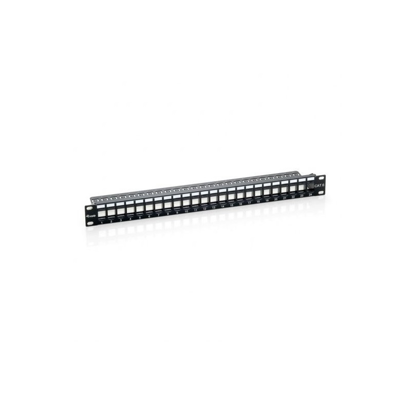 Equip Patch Panel 24 Puertos Cat 6 1U 19" Equip Patch Panel 24 Puertos Cat 6 1U 19"