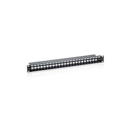 Equip Patch Panel 24 Puertos Cat 6 1U 19"