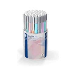 Staedtler Graphite 777 Confezione da 36 matite meccaniche - Corsa 0,5 mm - Corpo gommato - Colori assortiti