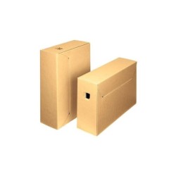 Fellowes Loeffs Pack de 50 Cajas de Archivo Definitivo - Libre de Acido 10 Años - Color Marron